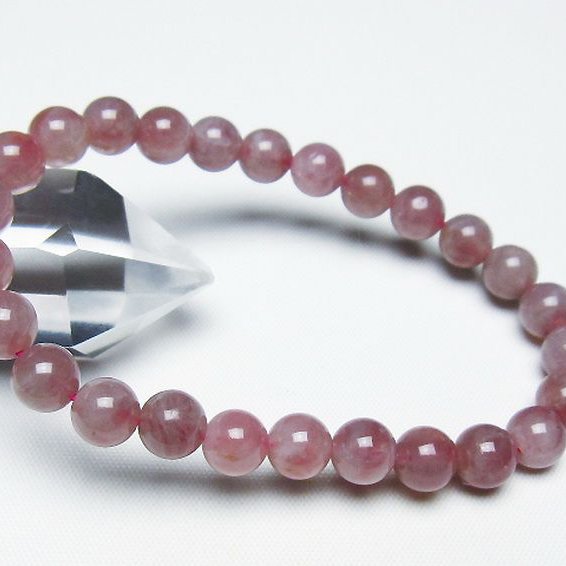 ローズクォーツ ブレスレット 7mm [T373-6801]