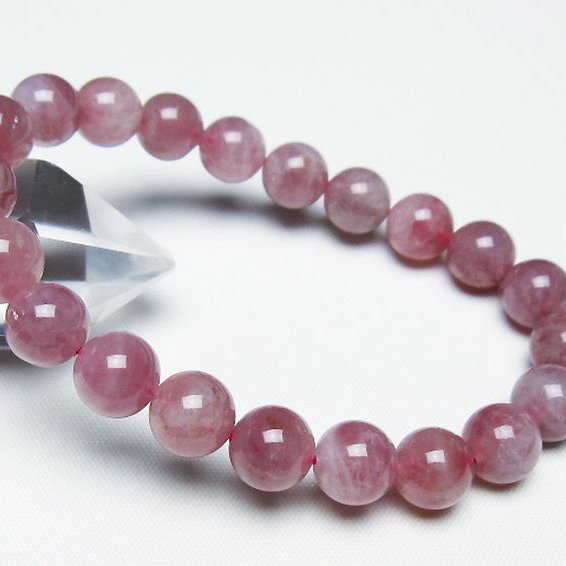 ローズクォーツ ブレスレット 9mm [T373-6813]