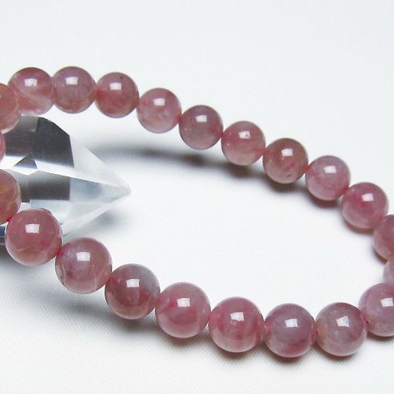 ローズクォーツ ブレスレット 9mm [T373-6868]