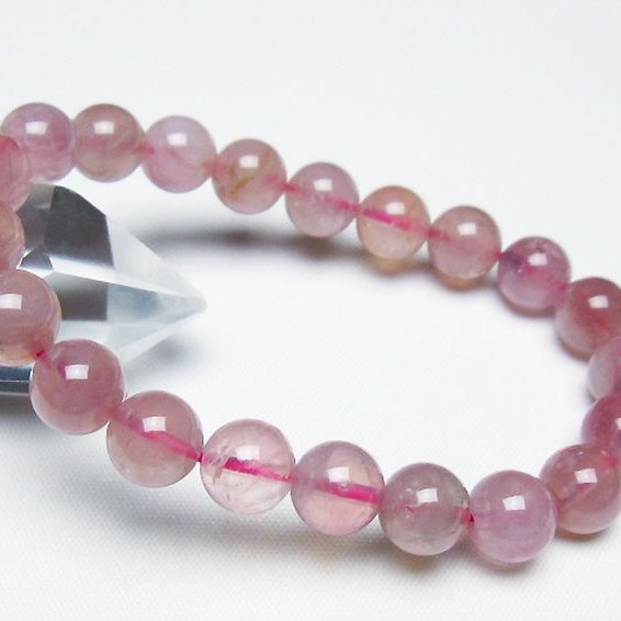 ローズクォーツ ブレスレット 9mm [T373-6869]