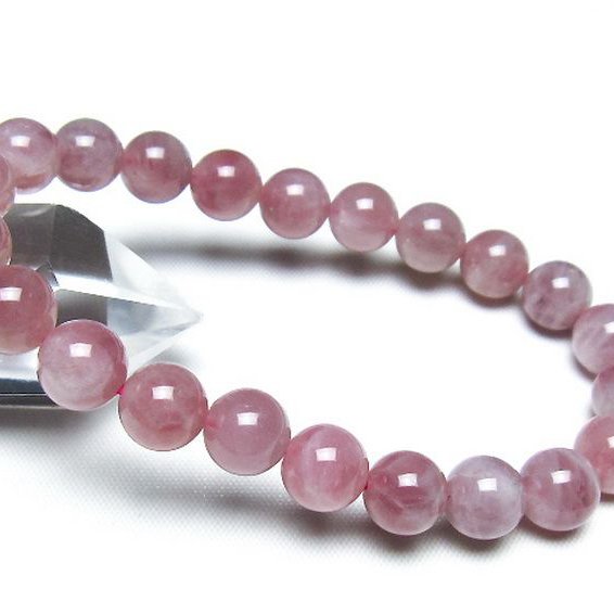 ローズクォーツ ブレスレット 9mm [t373-6938]