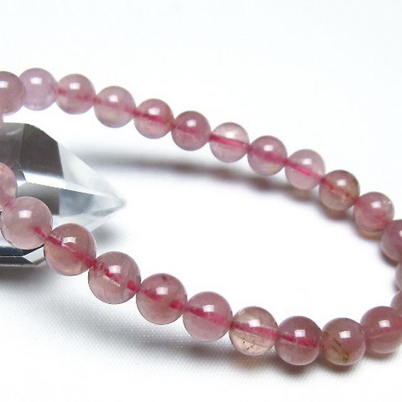 ローズクォーツ ブレスレット 7mm [t373-6990]