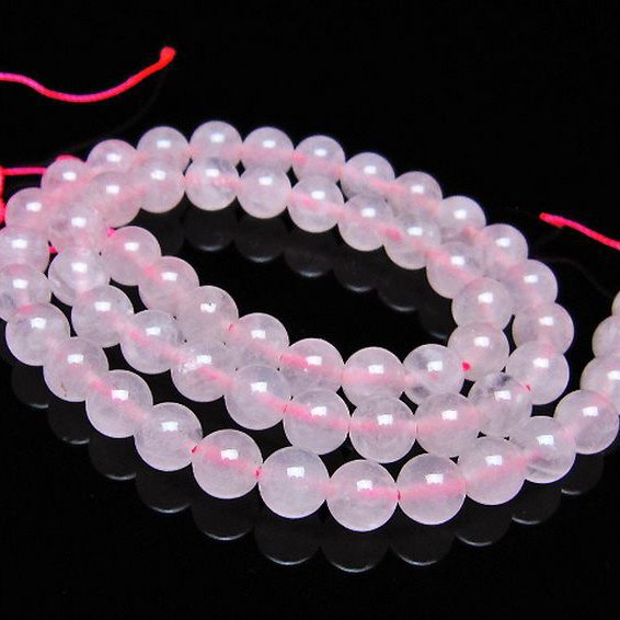 ローズクォーツ 一連 7mm ビーズ [t374-2208]