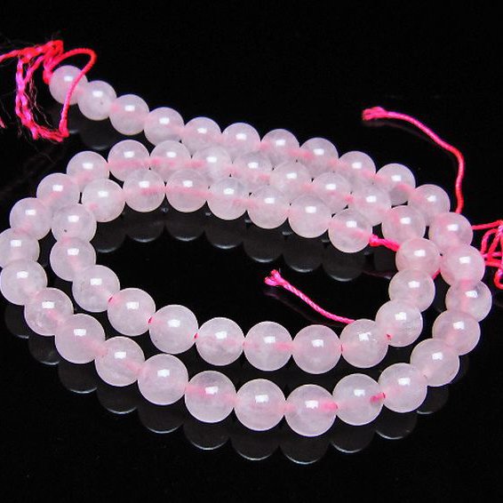 ローズクォーツ 一連 7mm ビーズ [t374-2259]