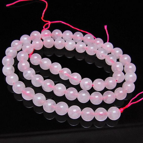 ローズクォーツ 一連 7mm ビーズ [t374-2345]