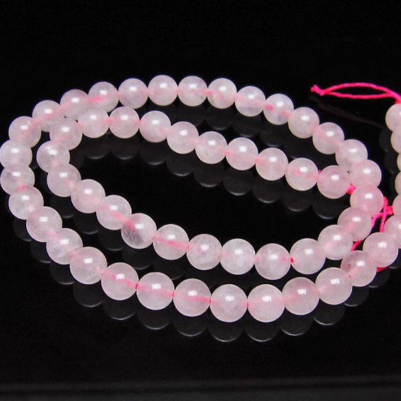 ローズクォーツ 一連 7mm ビーズ [t374-2355]