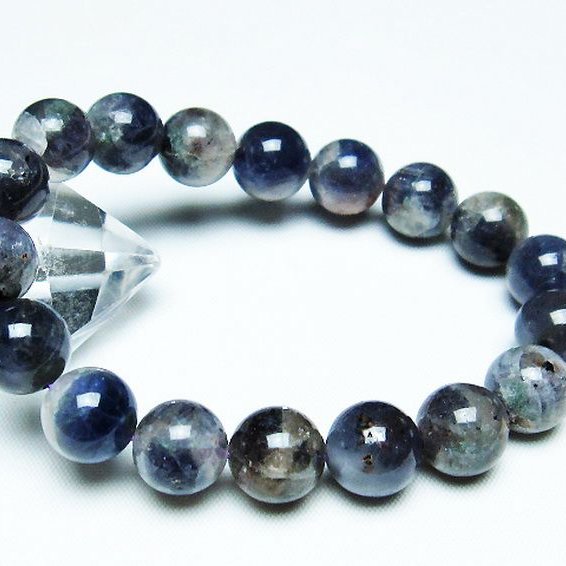 スーパーセブンアイオライト ブレスレット 11mm [t378-3882]