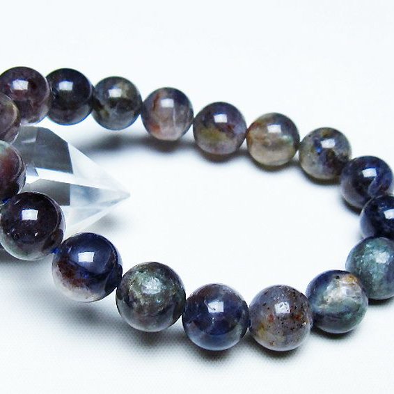 スーパーセブンアイオライト ブレスレット 11mm [t378-4243]