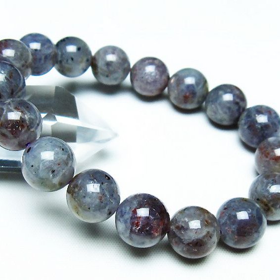 スーパーセブンアイオライト ブレスレット 12mm [T378-4290]