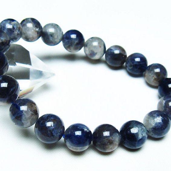 スーパーセブンアイオライト ブレスレット 10mm [t378-4344]