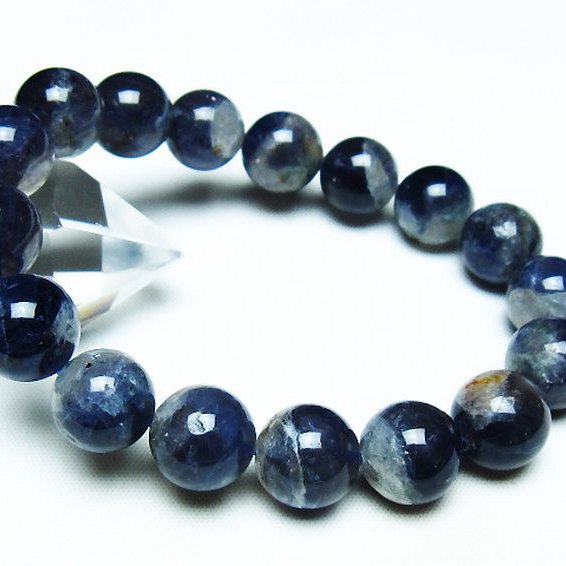 スーパーセブンアイオライト ブレスレット 12mm [t378-4363]