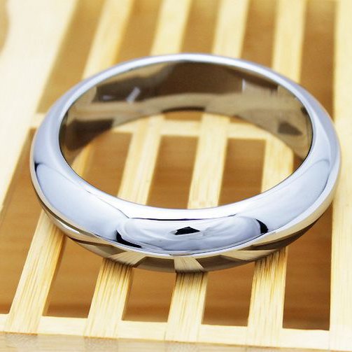 テラヘルツ鉱石 バングル ラウンド 55mm [T380-2838]