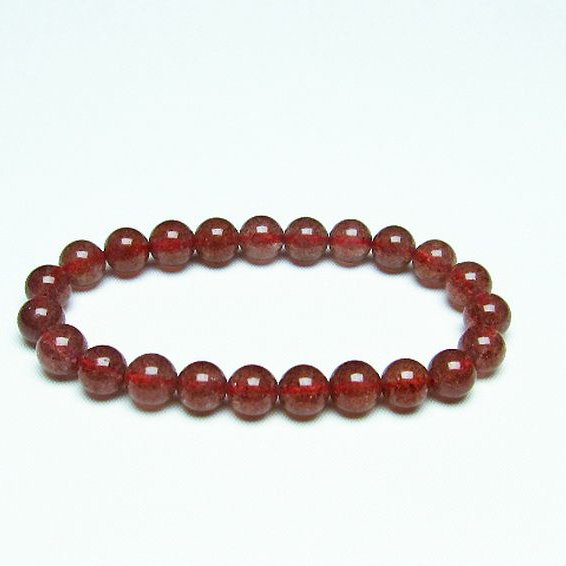 アフリカンストロベリークォーツ ブレスレット 8mm [T381-1478]
