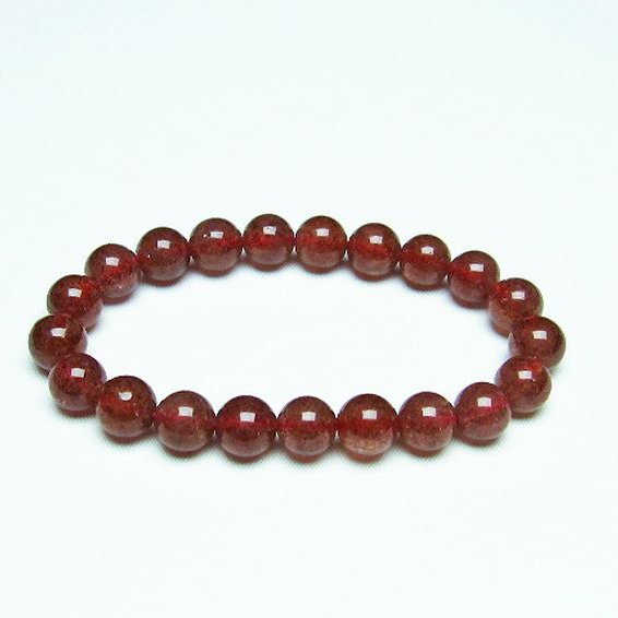 アフリカンストロベリークォーツ ブレスレット 9mm [T381-1484]
