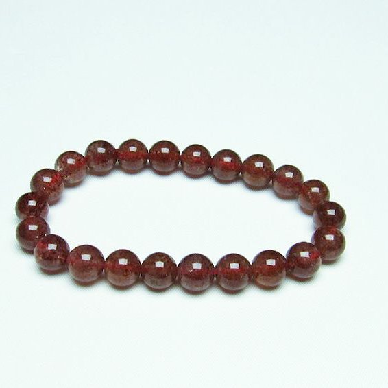 アフリカンストロベリークォーツ ブレスレット 9mm [T381-1486]