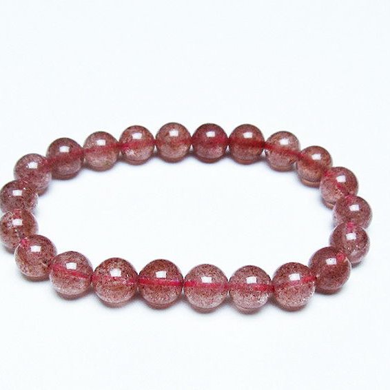 アフリカンストロベリークォーツ ブレスレット 9mm [T381-2458]