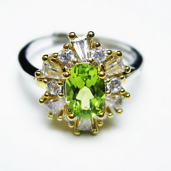 ペリドット 指輪 [T382-4089]