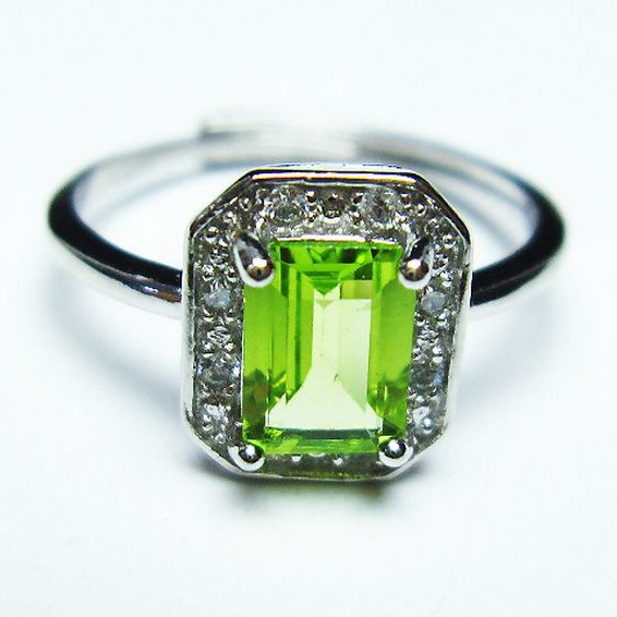 ペリドット 指輪 (17号)[T382-4298]