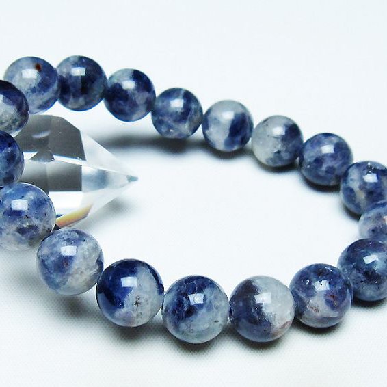 アイオライト ブレスレット 12mm [T383-4639]