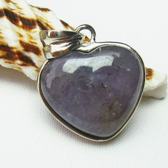 タンザナイトハート ペンダント [T384-1087]