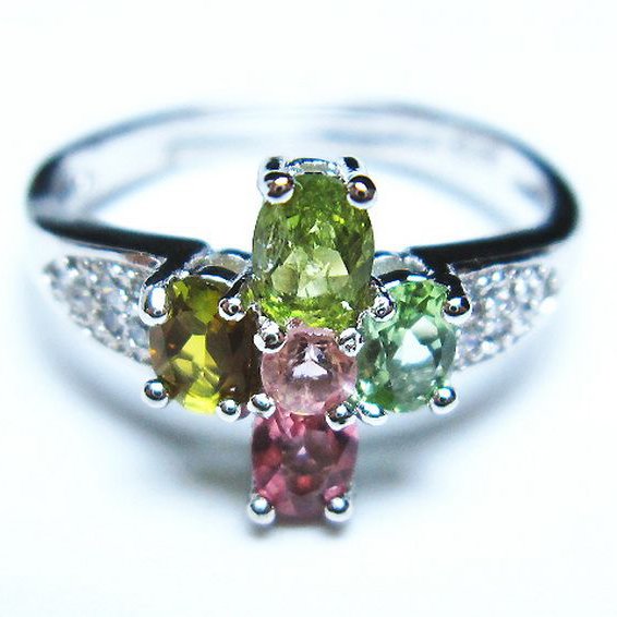 トルマリン 指輪 (14号)[T384-1697]