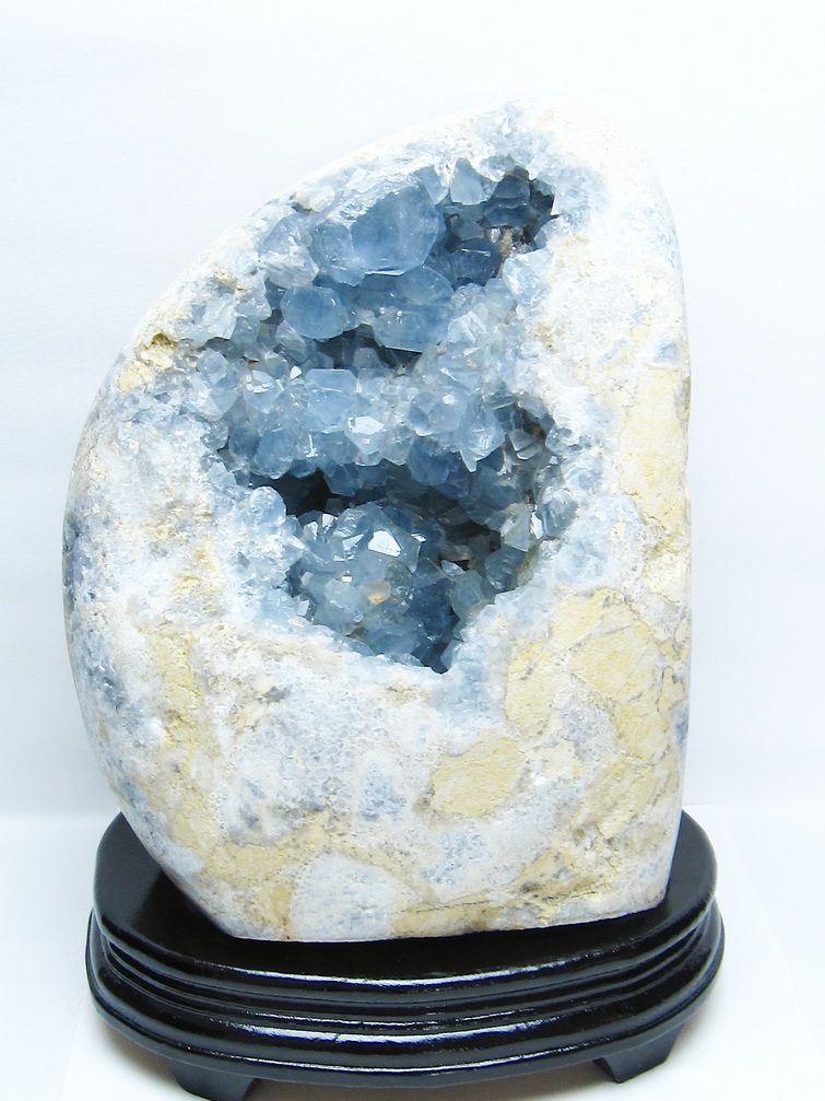 14.2Kg セレスタイト 天青石 原石[T385-14872]