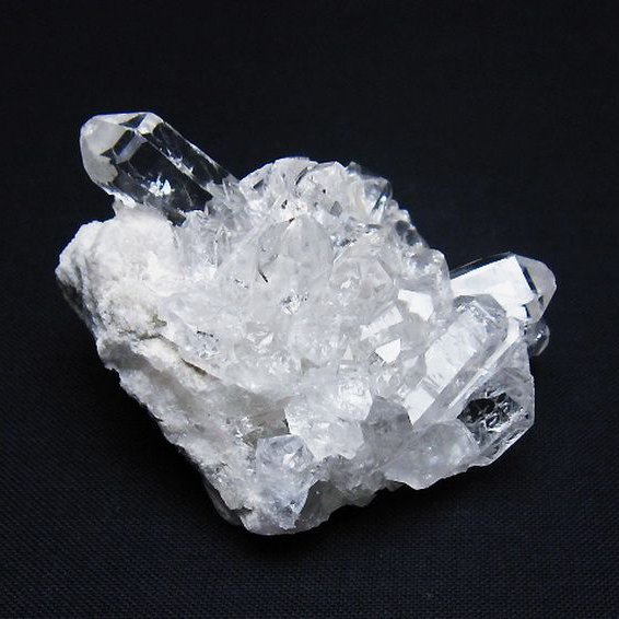 アーカンソー州産 水晶クラスター[T386-7572]