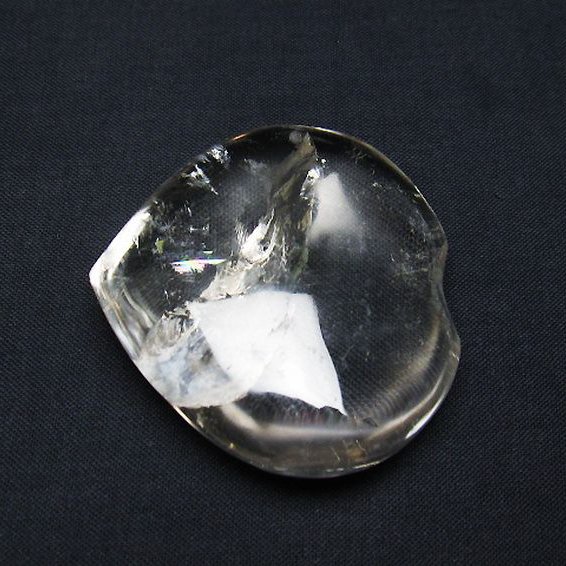 ヒマラヤ水晶 ハート 置物[T387-14066]