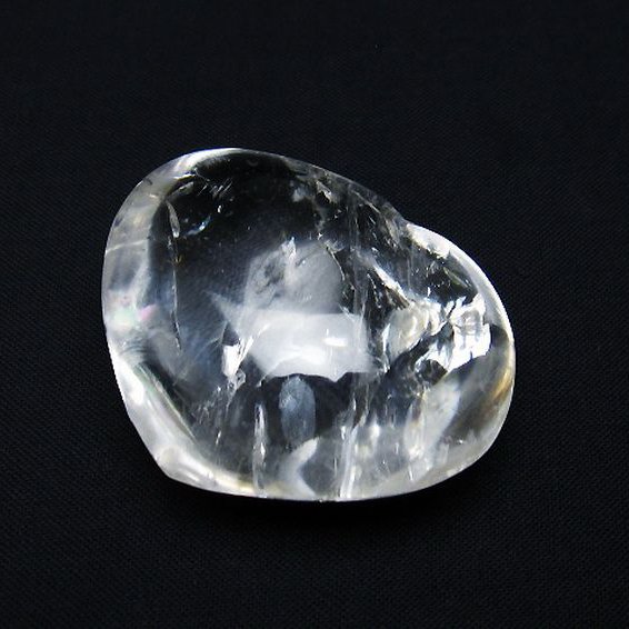 ヒマラヤ水晶 ハート 置物[T387-14079]