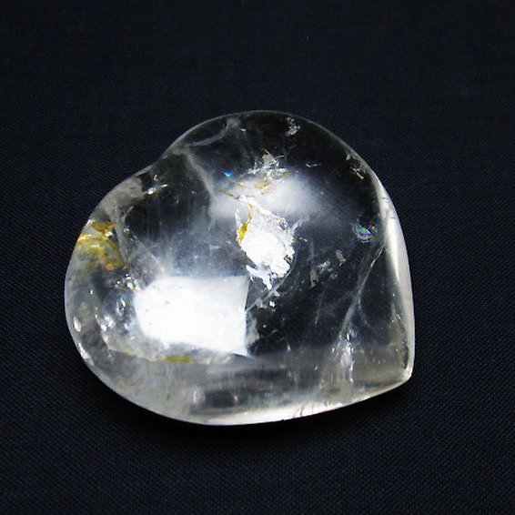 ヒマラヤ水晶ハート 置物 [t387-14210]