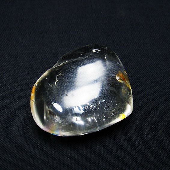 ヒマラヤ水晶ハート 置物[T387-14238]