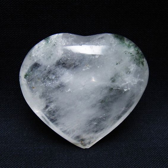 ヒマラヤガーデン水晶 ハート型 置物 [t387-14452]