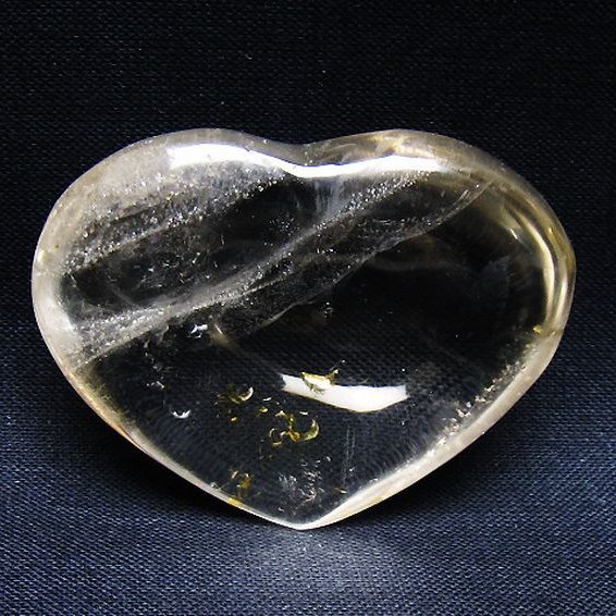 ヒマラヤ水晶ハート 置物 [t387-14571]