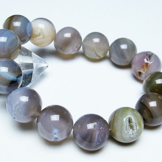 アゲート笑口 ブレスレット 16mm [T39-2952]