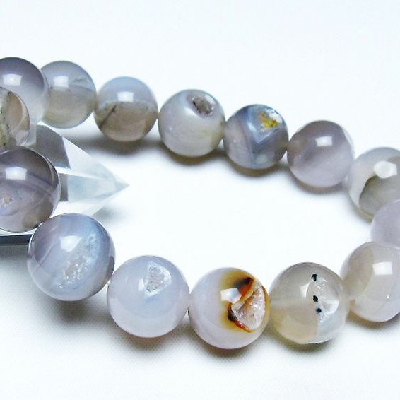 アゲート笑口 ブレスレット 14mm [T39-3091]