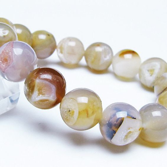 アゲート笑口 ブレスレット 14mm [T39-3212]