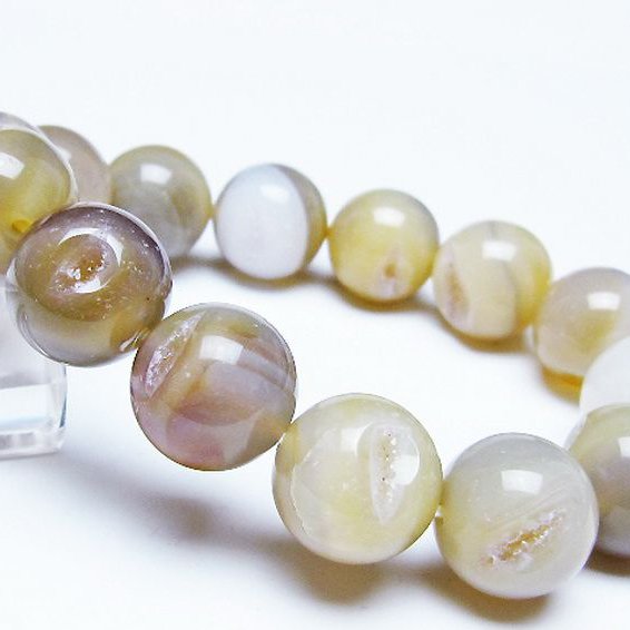 アゲート笑口 ブレスレット 16mm [T39-3258]