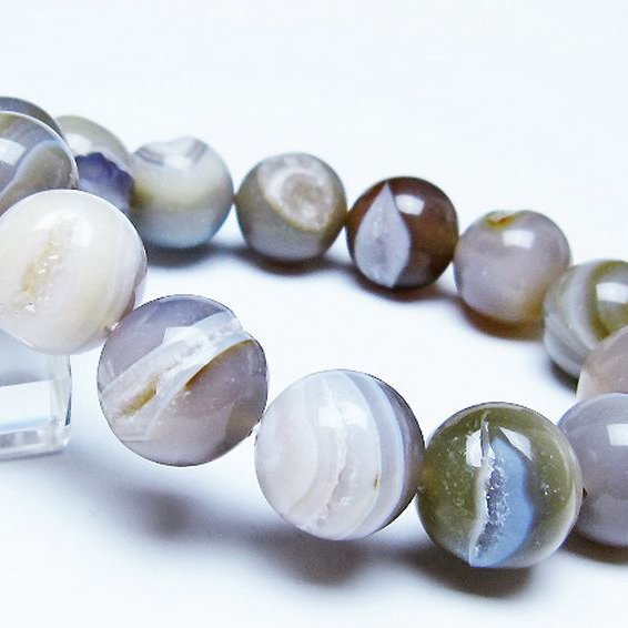 アゲート笑口 ブレスレット 16mm [T39-3263]