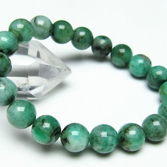 エメラルド ブレスレット  11mm [T398-6574]