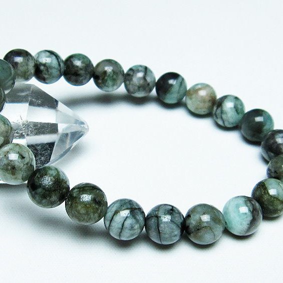 エメラルド ブレスレット 9mm [T398-8824]