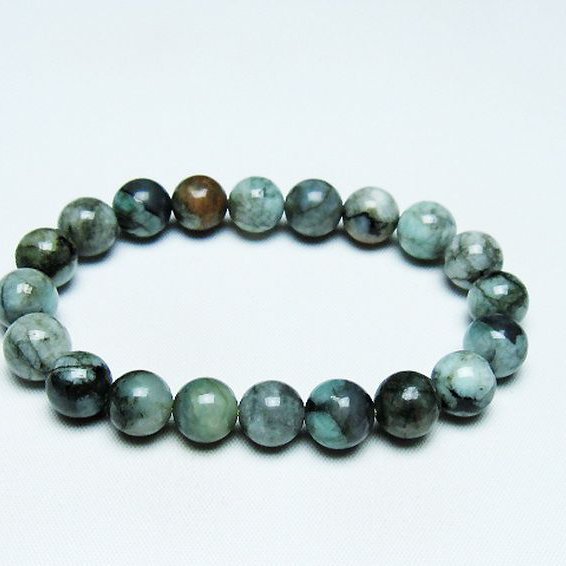 エメラルド ブレスレット 10mm [T398-9549]