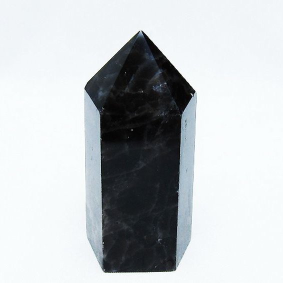 モリオン 純天然 黒水晶 六角柱 [t401-4566]
