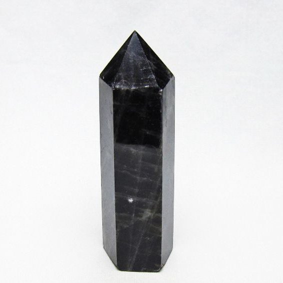 モリオン 純天然 黒水晶 六角柱 [t401-5125]