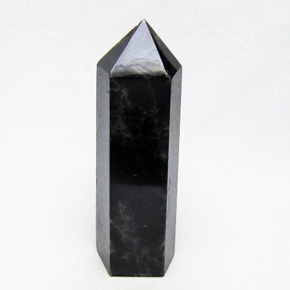 モリオン 純天然 黒水晶 六角柱 [t401-5161]