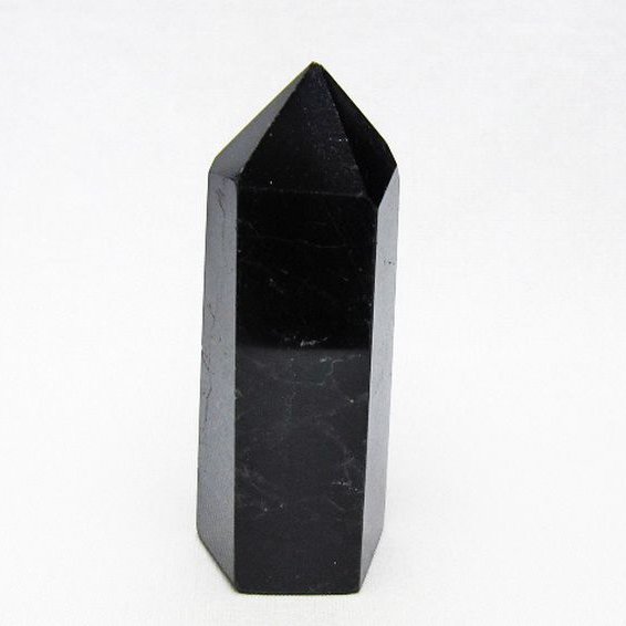 モリオン 純天然 黒水晶 六角柱 [t401-5200]