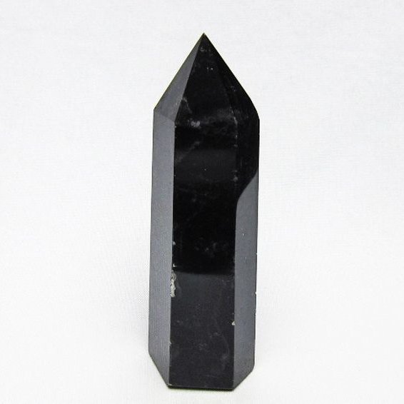 モリオン 純天然 黒水晶 六角柱 [t401-5202]