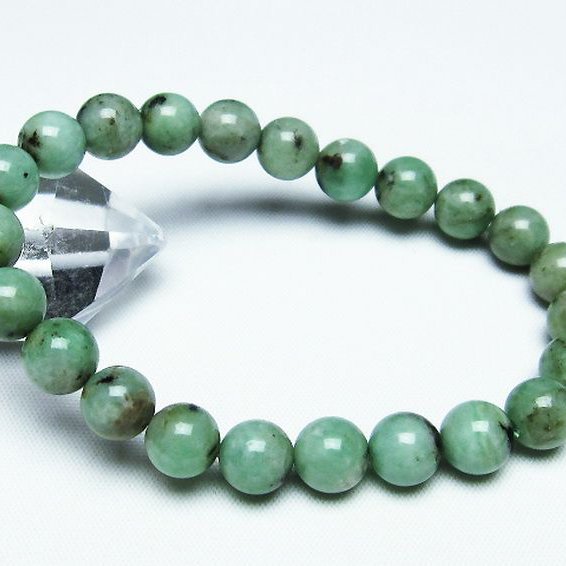 エメラルド ブレスレット 8mm [T402-3199]