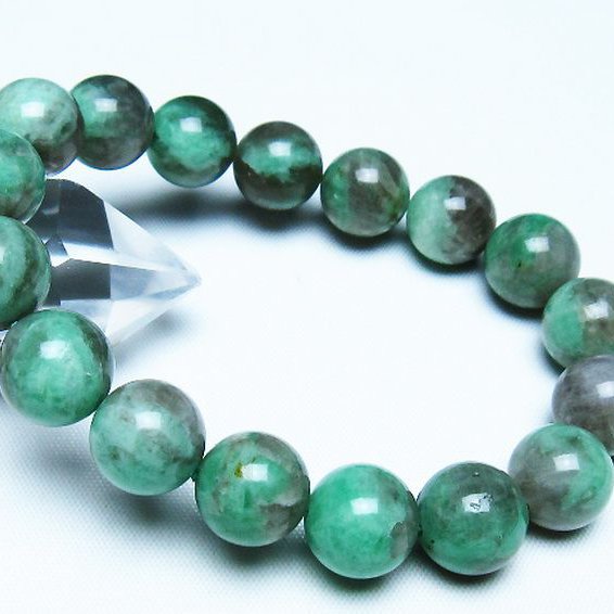 エメラルド ブレスレット 12mm [t402-3381]
