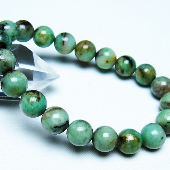 エメラルド ブレスレット 10mm [T402-3490]