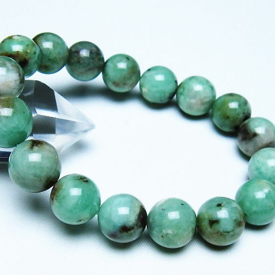 エメラルド ブレスレット 12mm [T402-3535]